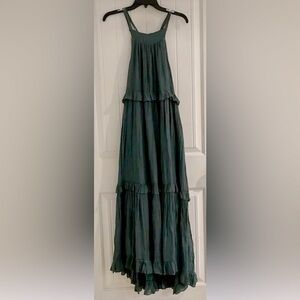 Listicle Elegant Teal Green Maxi Dress size Medium